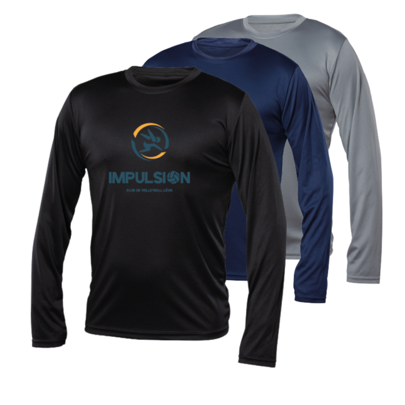 Manches Longues Unisex 100% Polyester Gros logo